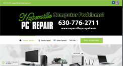 Desktop Screenshot of napervillepcrepair.com
